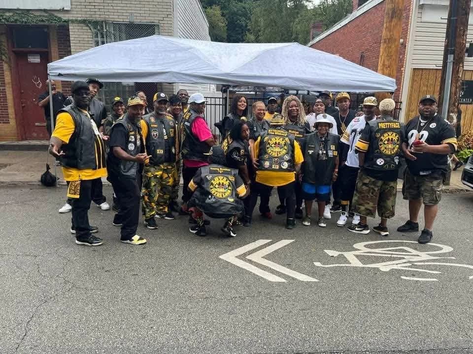 Loyal To The Logo Pittsburgh members at the home-opener tailgate.