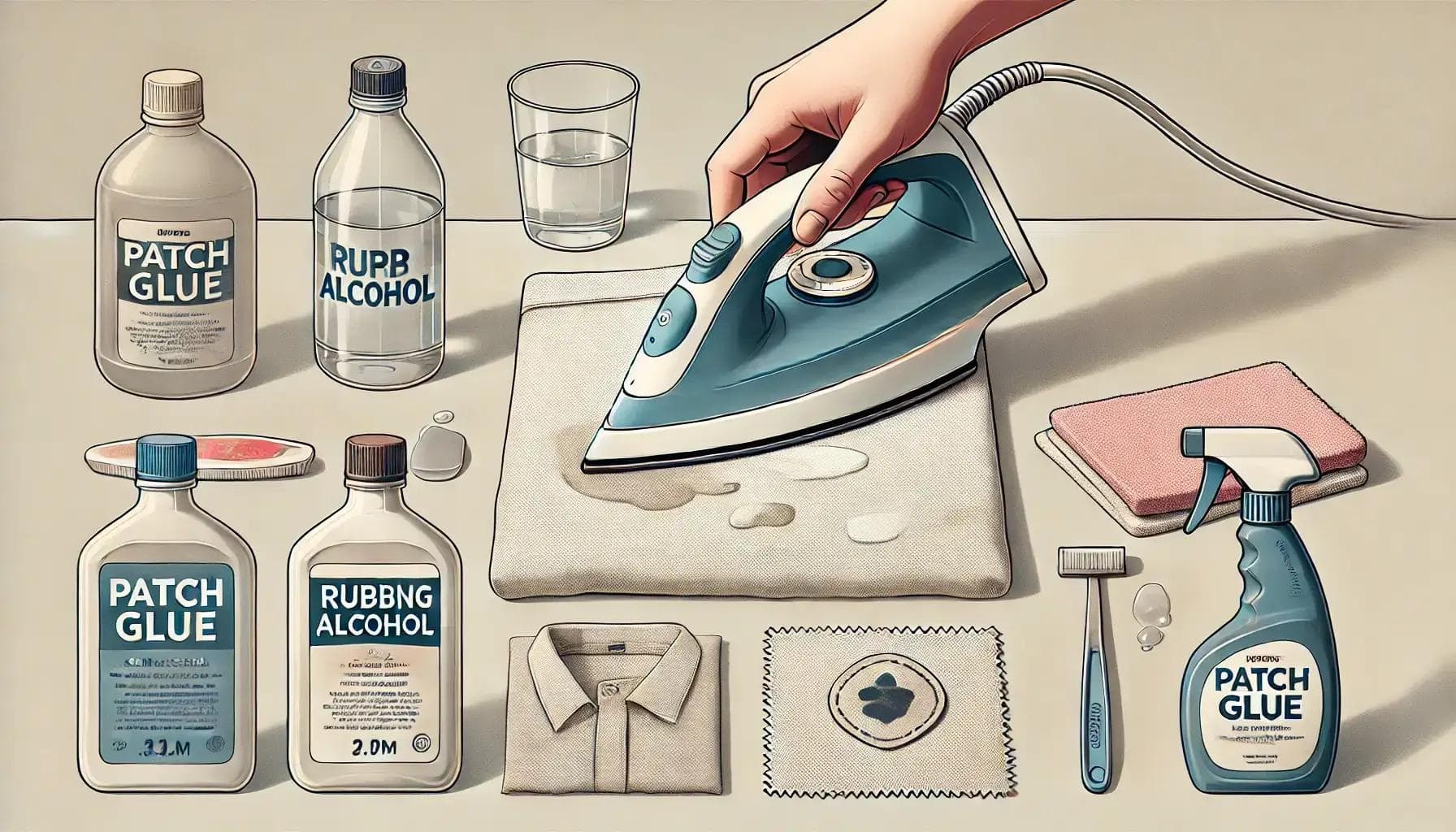 How to Get Patch Glue Off Clothes