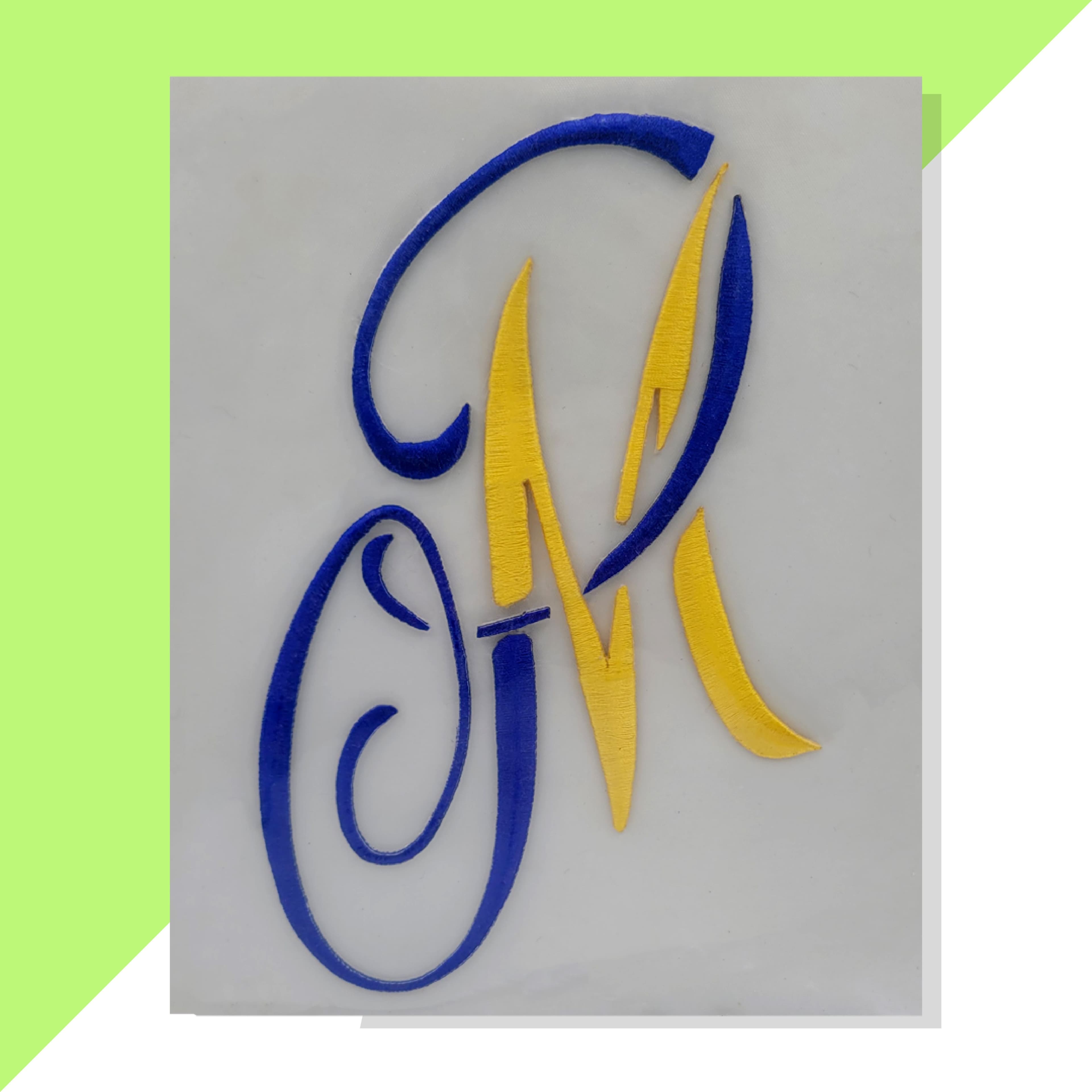 Custom patch work sample showcasing detailed embroidery craftsmanship | Panda Patches