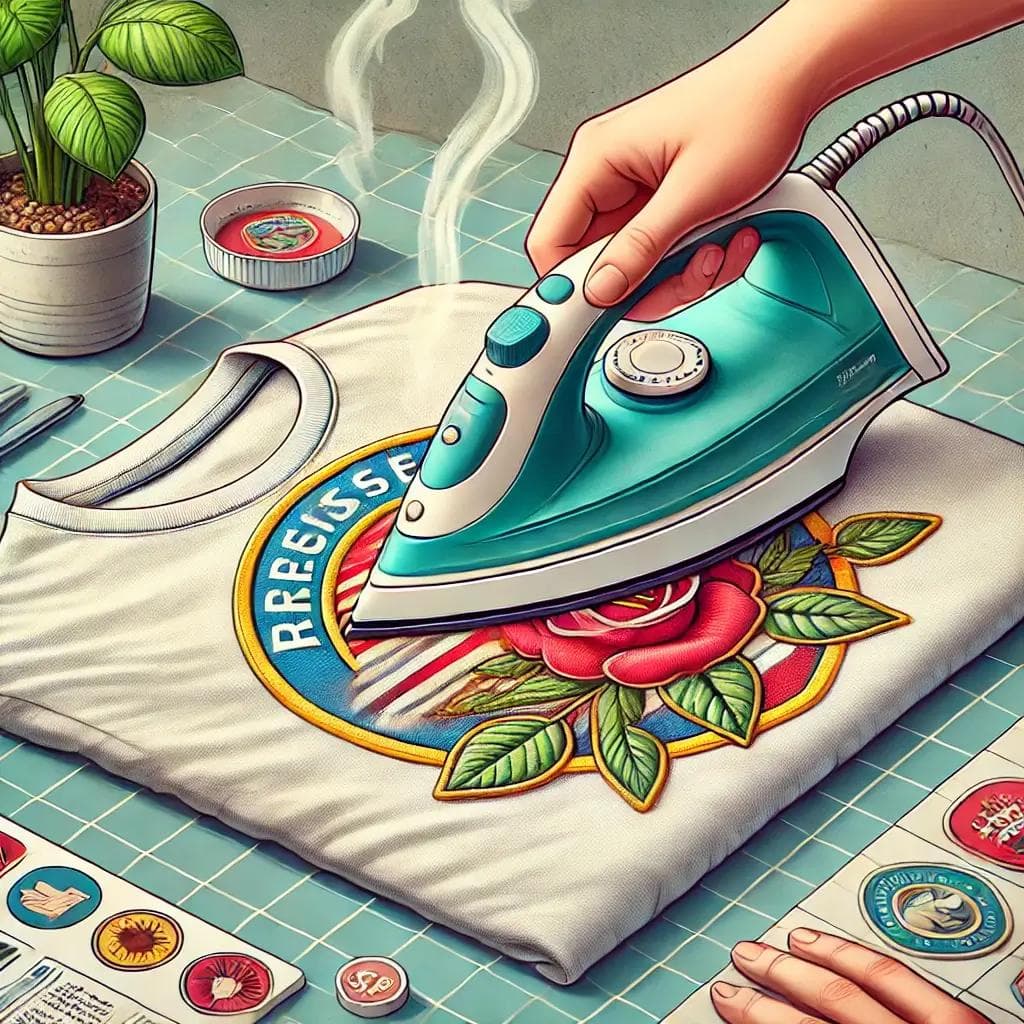 How to Iron a Patch on a Shirt