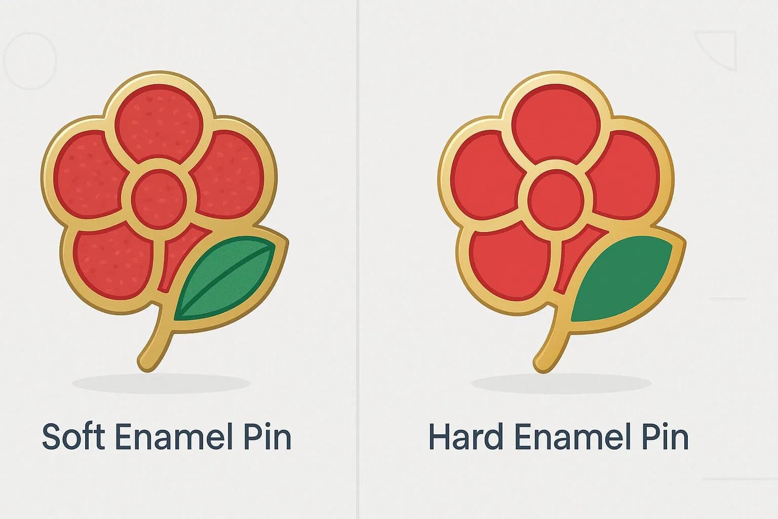 Hard vs Soft Enamel Pins – The Real Differences