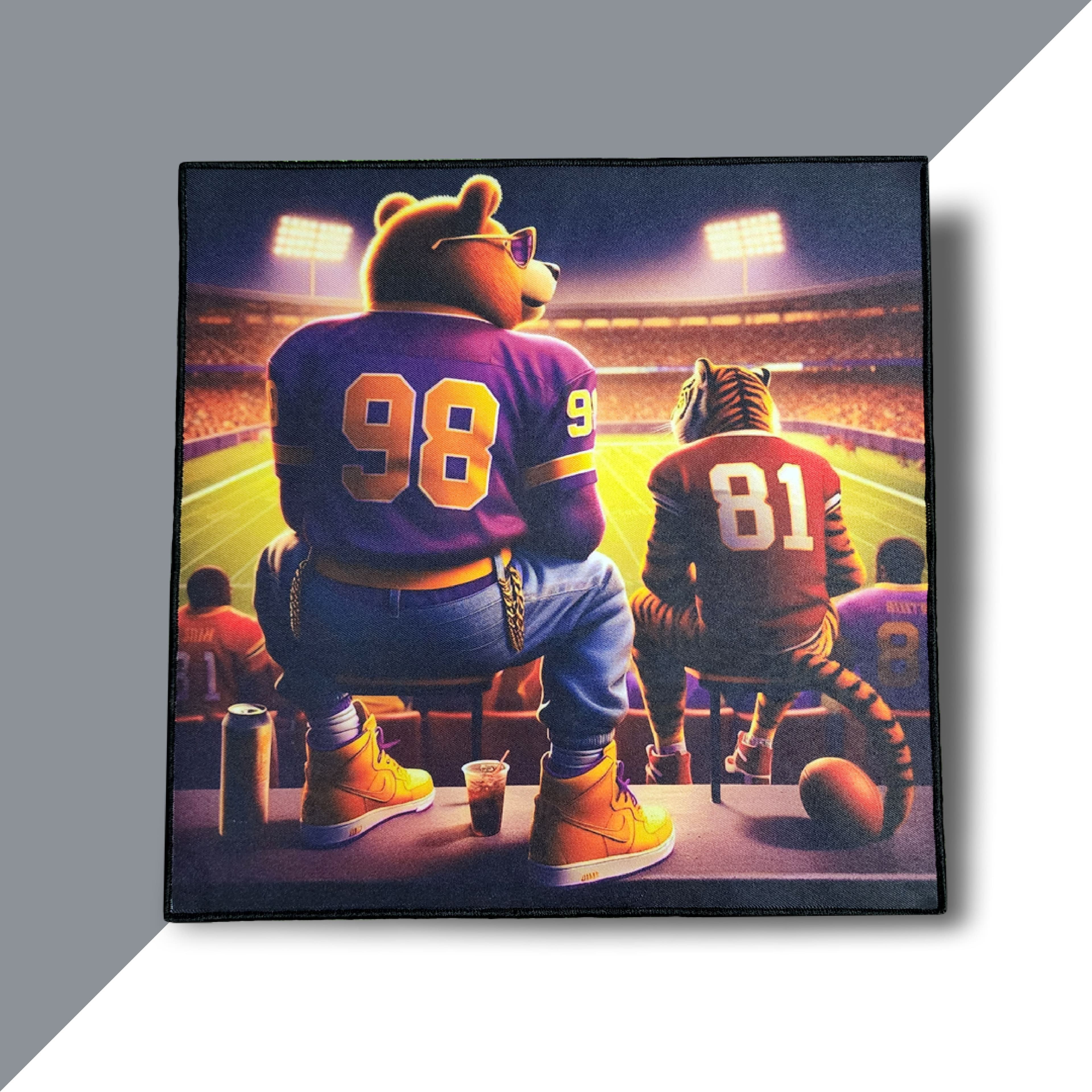 Custom patch work sample showcasing detailed embroidery craftsmanship | Panda Patches