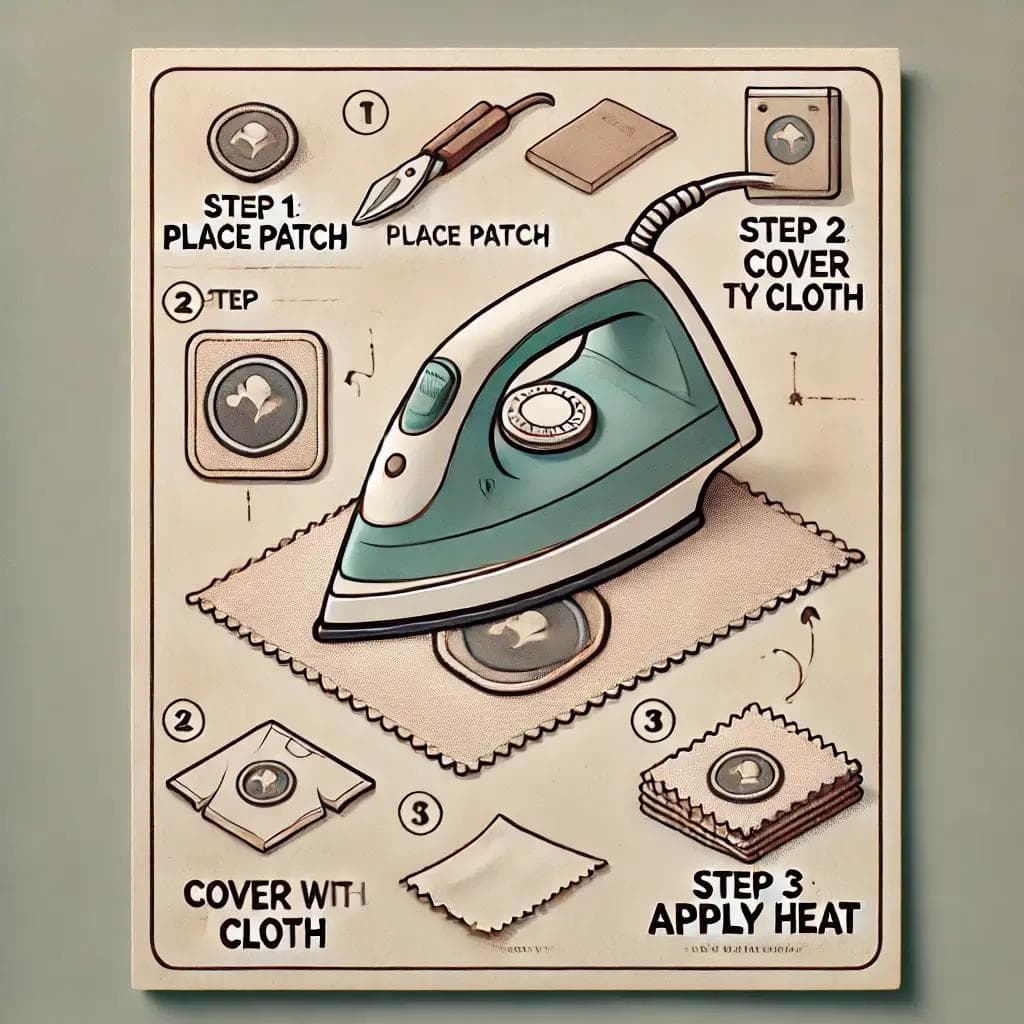 How to Iron on Patches